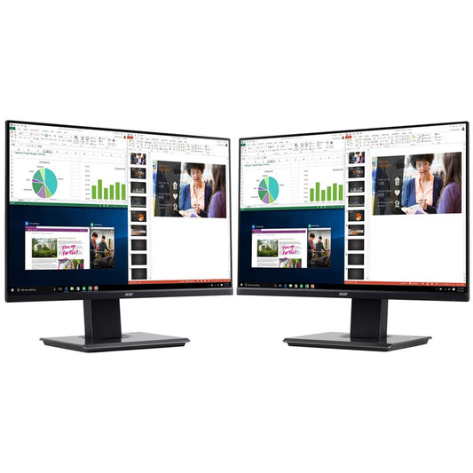 Acer BW257 bmiprx 25  Full HD 16:10 Widescreen IPS Monitor Black 2 Pack